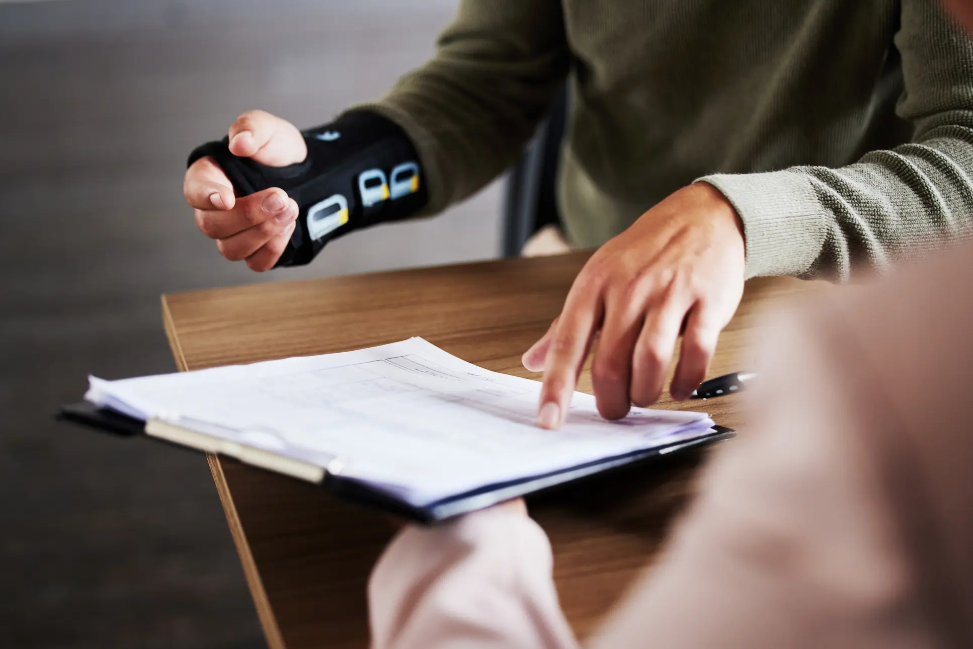 accident insurance documents